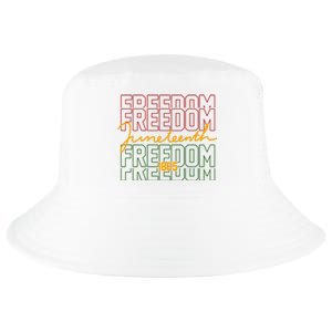 Freedom Juneteenth 1865 Cool Comfort Performance Bucket Hat