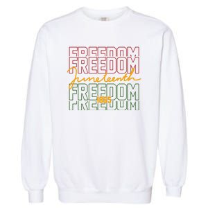 Freedom Juneteenth 1865 Garment-Dyed Sweatshirt