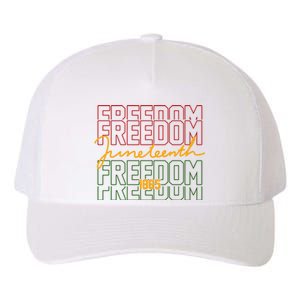 Freedom Juneteenth 1865 Yupoong Adult 5-Panel Trucker Hat