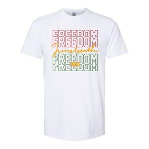 Freedom Juneteenth 1865 Softstyle CVC T-Shirt