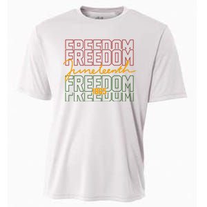 Freedom Juneteenth 1865 Cooling Performance Crew T-Shirt