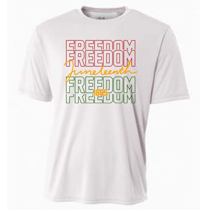 Freedom Juneteenth 1865 Cooling Performance Crew T-Shirt