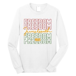 Freedom Juneteenth 1865 Long Sleeve Shirt