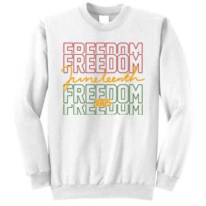 Freedom Juneteenth 1865 Sweatshirt