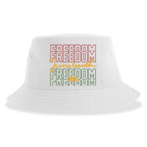 Freedom Juneteenth 1865 Sustainable Bucket Hat