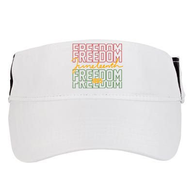 Freedom Juneteenth 1865 Adult Drive Performance Visor