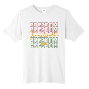 Freedom Juneteenth 1865 Tall Fusion ChromaSoft Performance T-Shirt