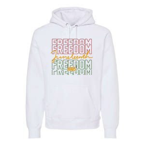 Freedom Juneteenth 1865 Premium Hoodie