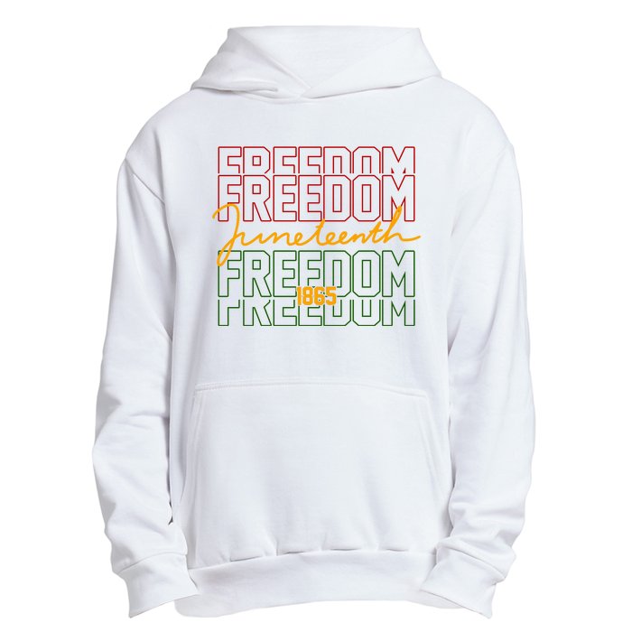 Freedom Juneteenth 1865 Urban Pullover Hoodie