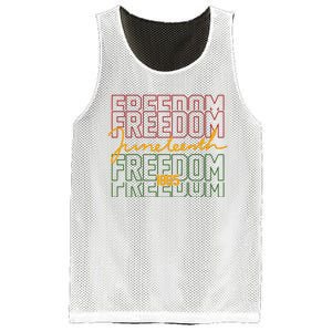 Freedom Juneteenth 1865 Mesh Reversible Basketball Jersey Tank