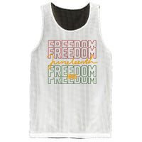 Freedom Juneteenth 1865 Mesh Reversible Basketball Jersey Tank