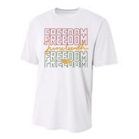 Freedom Juneteenth 1865 Performance Sprint T-Shirt