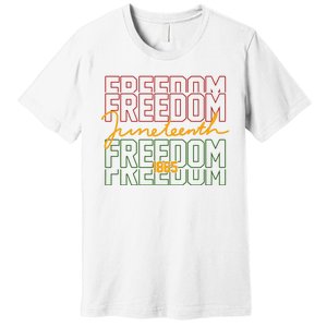 Freedom Juneteenth 1865 Premium T-Shirt