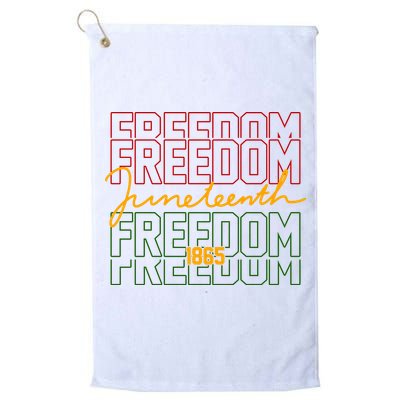 Freedom Juneteenth 1865 Golf Towel