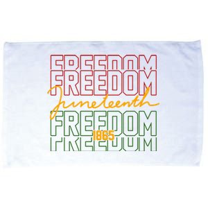 Freedom Juneteenth 1865 Microfiber Hand Towel