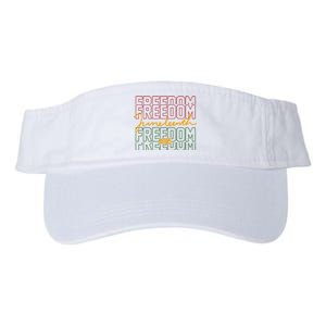 Freedom Juneteenth 1865 Valucap Bio-Washed Visor