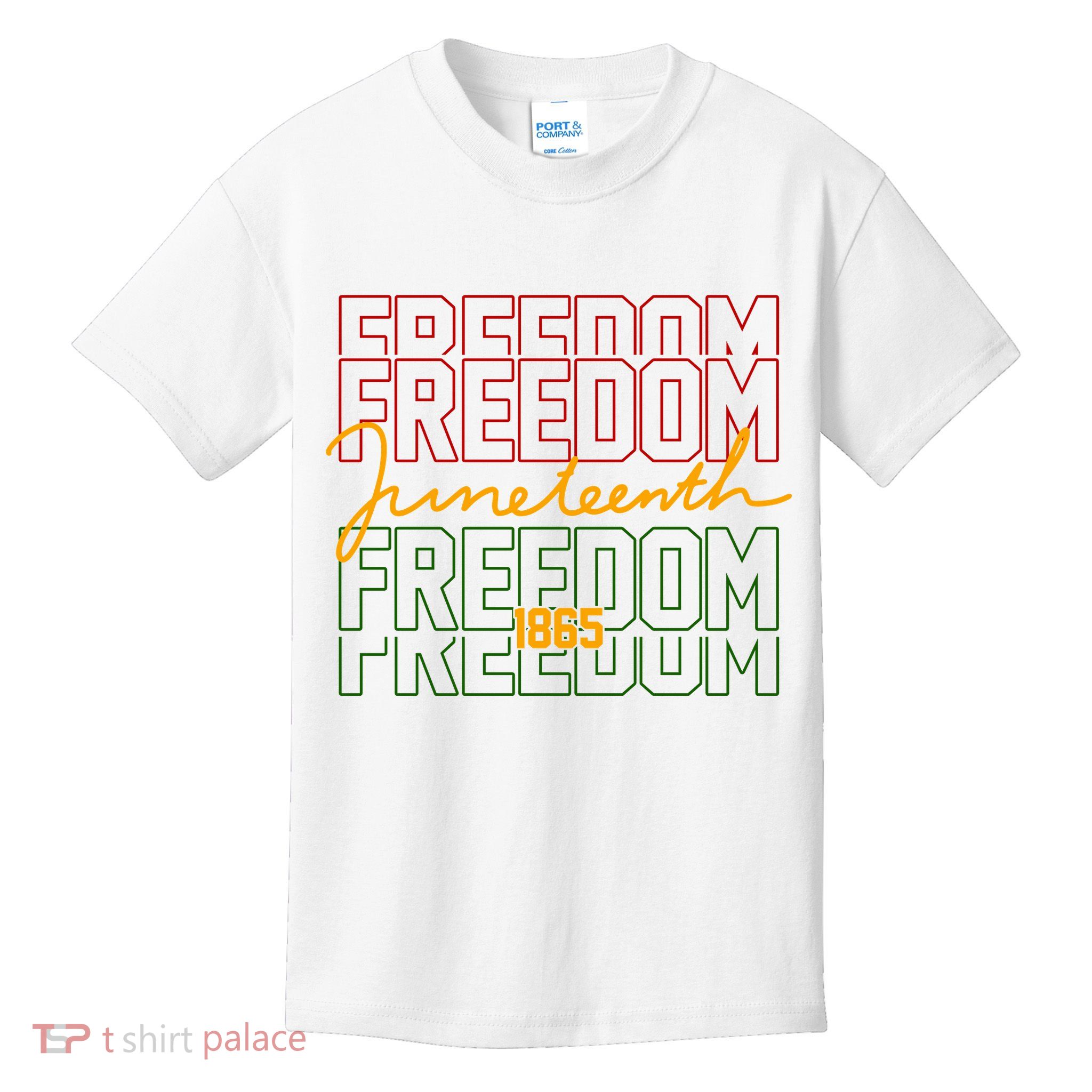 Freedom Juneteenth 1865 Kids T-Shirt
