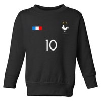 FRANCE JERSEY 10 FRENCH FOOTBALL SOCCER Toddler Sweatshirt