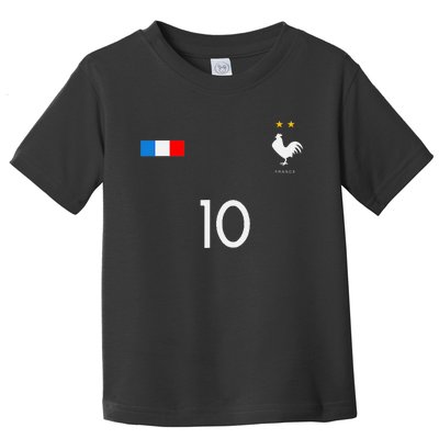 FRANCE JERSEY 10 FRENCH FOOTBALL SOCCER Toddler T-Shirt