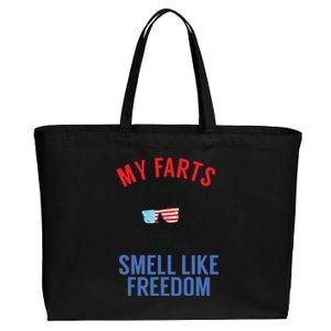 Funny July 4th Party Funny Abe Lincoln Cotton Canvas Jumbo Tote