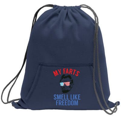 Funny July 4th Party Funny Abe Lincoln Sweatshirt Cinch Pack Bag