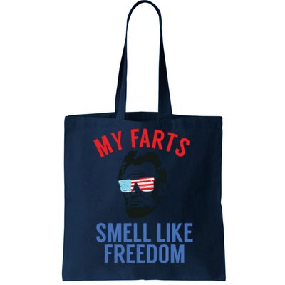 Funny July 4th Party Funny Abe Lincoln Tote Bag