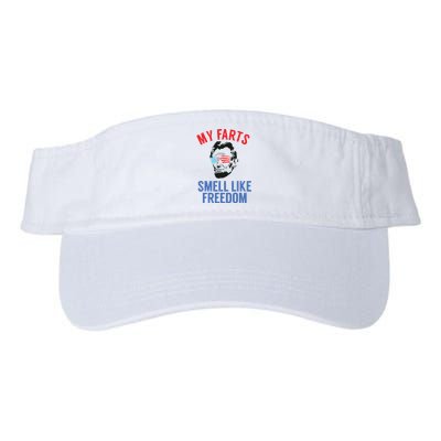 Funny July 4th Party Funny Abe Lincoln Valucap Bio-Washed Visor