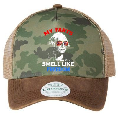 Funny July 4th Party Funny George Washington Legacy Tie Dye Trucker Hat