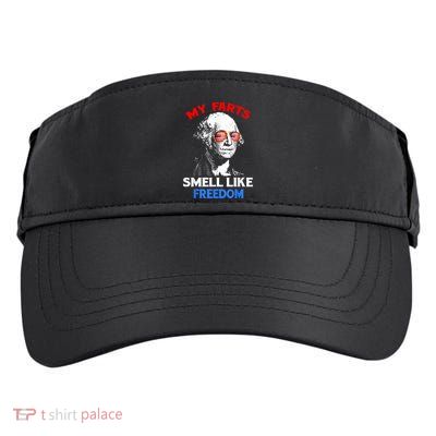 Funny July 4th Party Funny George Washington Adult Drive Performance Visor