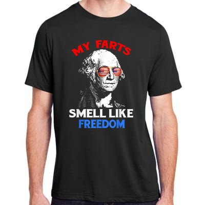 Funny July 4th Party Funny George Washington Adult ChromaSoft Performance T-Shirt