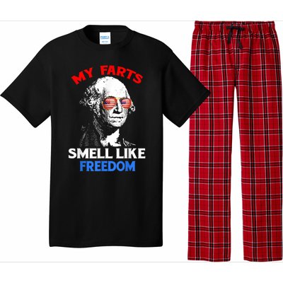 Funny July 4th Party Funny George Washington Pajama Set