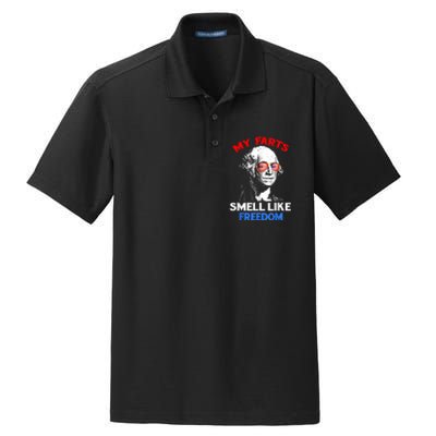 Funny July 4th Party Funny George Washington Dry Zone Grid Polo