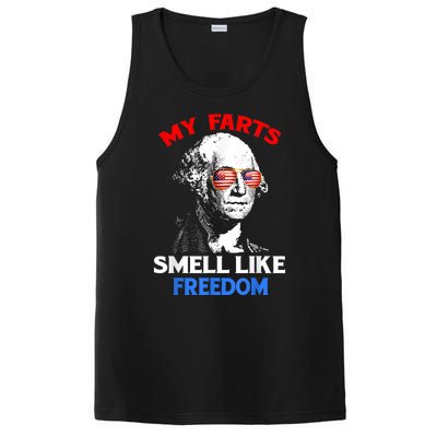 Funny July 4th Party Funny George Washington PosiCharge Competitor Tank