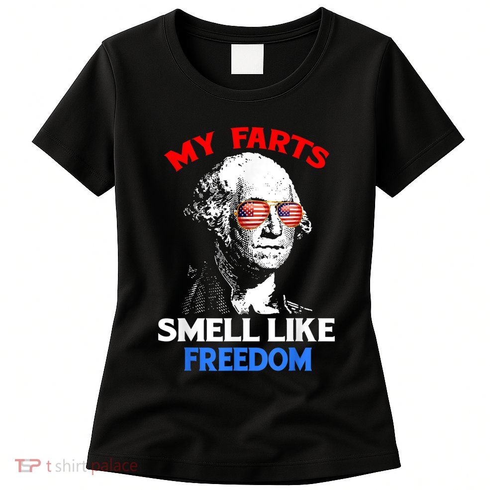 Funny July 4th Party Funny George Washington Womens T-Shirt