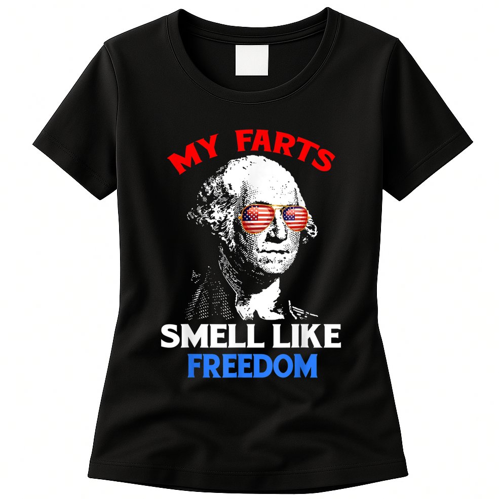 Funny July 4th Party Funny George Washington Womens T-Shirt