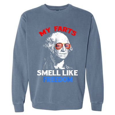 Funny July 4th Party Funny George Washington Garment-Dyed Sweatshirt