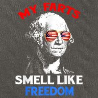 Funny July 4th Party Funny George Washington Cotton Canvas Backpack