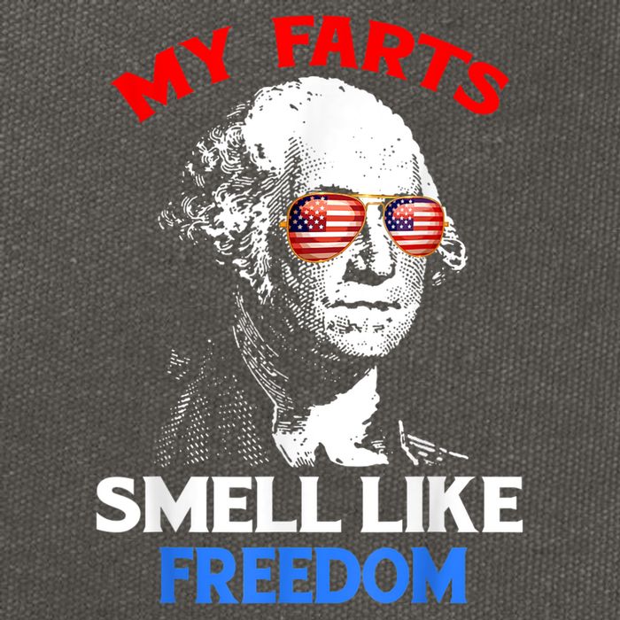 Funny July 4th Party Funny George Washington Cotton Canvas Backpack