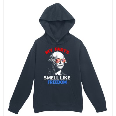 Funny July 4th Party Funny George Washington Urban Pullover Hoodie