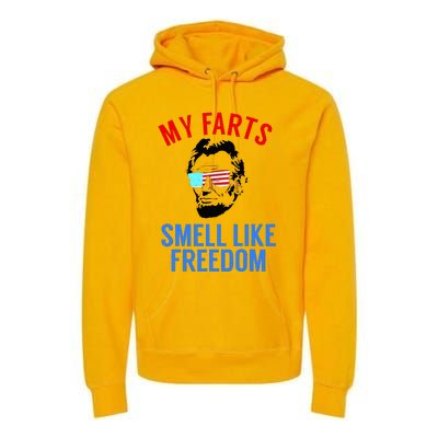 Funny July 4th Party Funny Abe Lincoln Premium Hoodie