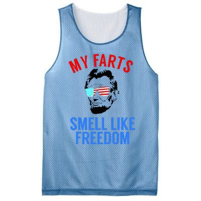 Funny July 4th Party Funny Abe Lincoln Mesh Reversible Basketball Jersey Tank