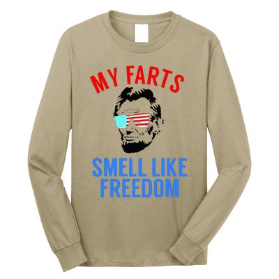 Funny July 4th Party Funny Abe Lincoln Long Sleeve Shirt