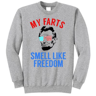 Funny July 4th Party Funny Abe Lincoln Sweatshirt