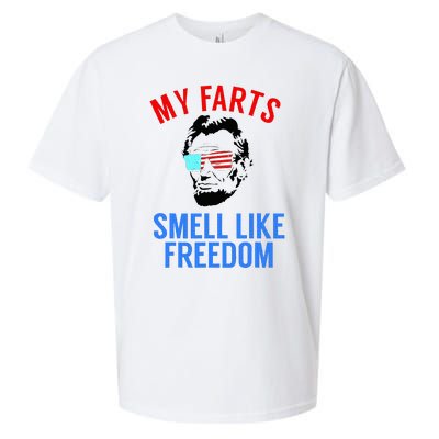 Funny July 4th Party Funny Abe Lincoln Sueded Cloud Jersey T-Shirt