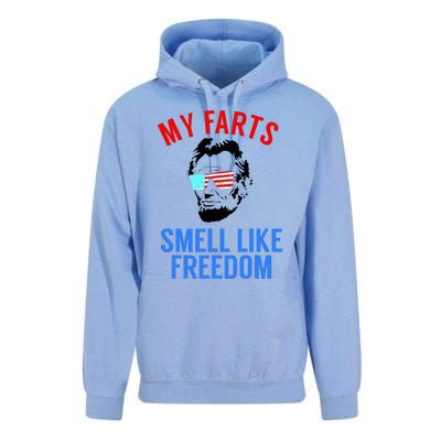 Funny July 4th Party Funny Abe Lincoln Unisex Surf Hoodie