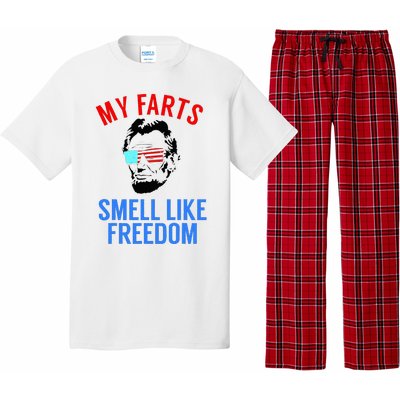 Funny July 4th Party Funny Abe Lincoln Pajama Set