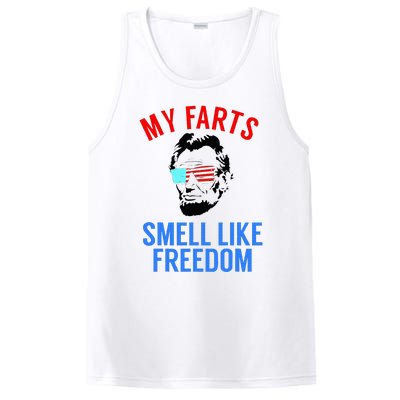 Funny July 4th Party Funny Abe Lincoln PosiCharge Competitor Tank