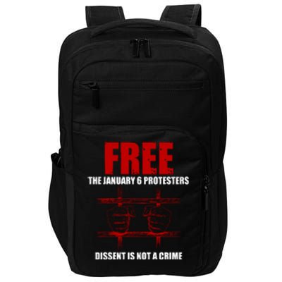 Free January 6 Protesters J6 Conservative Anti Biden Impact Tech Backpack