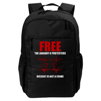 Free January 6 Protesters J6 Conservative Anti Biden Daily Commute Backpack