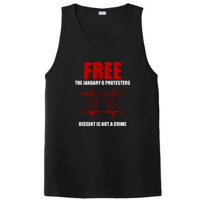 Free January 6 Protesters J6 Conservative Anti Biden PosiCharge Competitor Tank